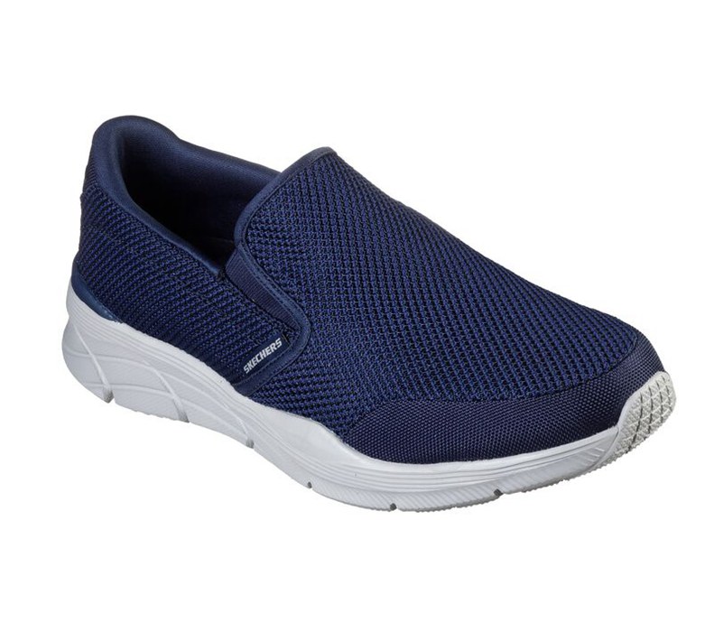 Skechers Relaxed Fit: Equalizer 4.0 - Krimlin - Mens Slip On Shoes Navy [AU-IU6657]